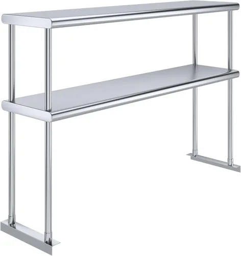 Vista 14 de NSF - Estantería doble de acero inoxidable