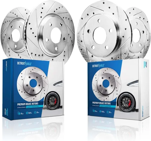 Vista 19 de Detroit Axle - Rotores de freno traseros para Toyota GR Supra BMW 230i 330e 330i 430i 530i 530i 530e 540d 540i xDrive X3 X4 Z4, rotores de freno