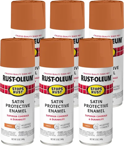 Vista 55 de Rust-Oleum 7776830 - Pintura en aerosol para prevención del óxido, 12 onzas, negro plano