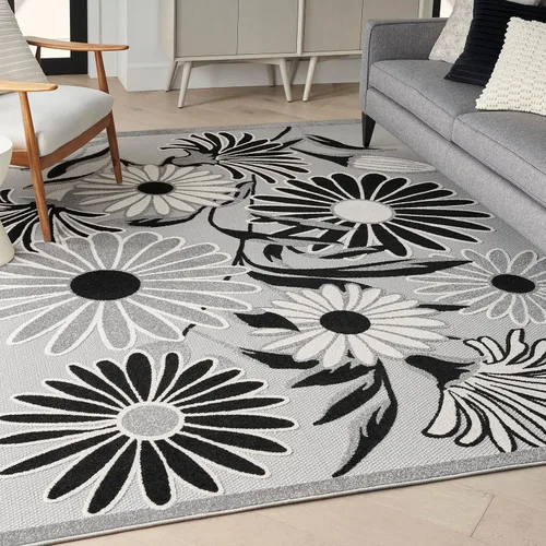 Vista 41 de Nourison Home Aloha - Alfombra beige de 2 pies 3 pulgadas x 12 pies, fácil de limpiar, no se desprende, para dormitorio, sala de estar, comedor