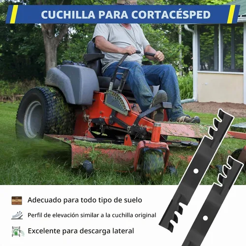 Vista 3 de GICOOL Cuchillas de mantillo de cubierta de 50 pulgadas para Toro