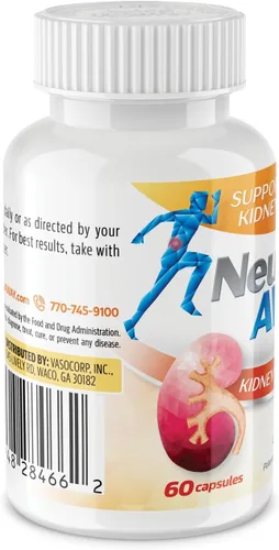 Vista 4 de NeuropAWAY Suplemento de apoyo renal con sulfato de agmatina, L-novalina, L-ornitina, L-citrulina proporciona un apoyo renal rápido y potente, 60CT