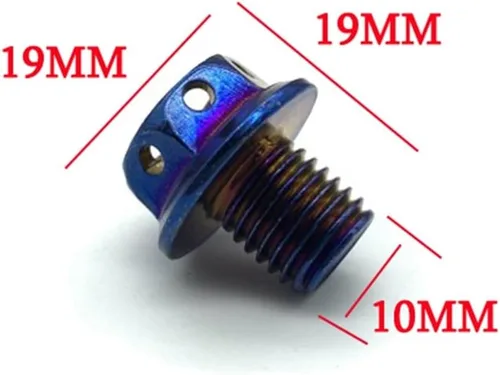 Vista 5 de TCHAU Kits de carrocería 4 piezas universales M10 Espejo Blanking Plugs Tornillo para Yamaha X-Max 300 FZ09 MT09 FJ-09/XSR900 MT-10 MT-125 MT-25