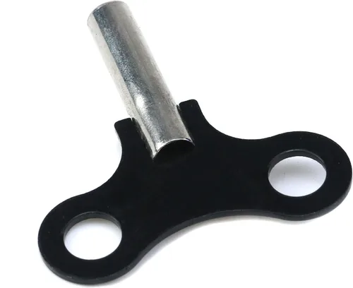 Vista 3 de 2 unids reloj clave metal Winder clave negro reloj de pared accesorios para reloj de madera reloj soporte reloj reloj