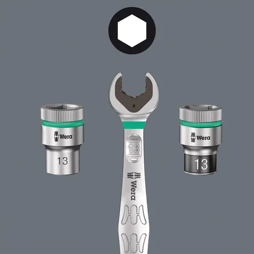 Vista 3 de Wera 056490 Tool-Check Plus - Juego de trinquetes con enchufes, métrico