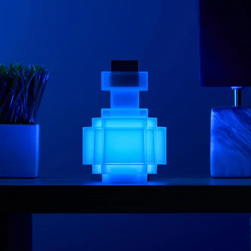 Vista 7 de The Noble Collection Botella de poción Minecraft iluminadora réplica de coleccionista
