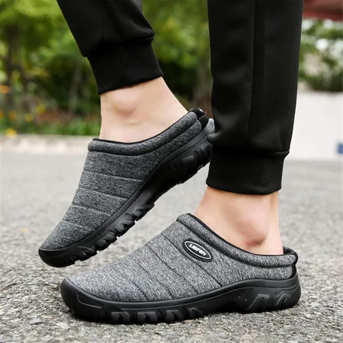 Vista 7 de UBFEN Pantuflas para hombre y mujer sin cordones para interiores y exteriores