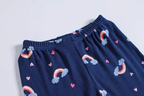 Vista 6 de KikizYe Conjunto de pijamas para niñas, pijamas de manga larga de algodón