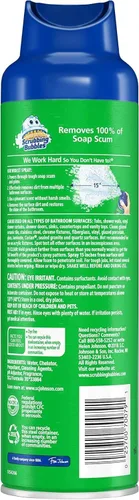 Vista 10 de Scrubbing Bubbles Mega limpiador en aerosol para baño y ducha, aroma a lluvia, 20 oz