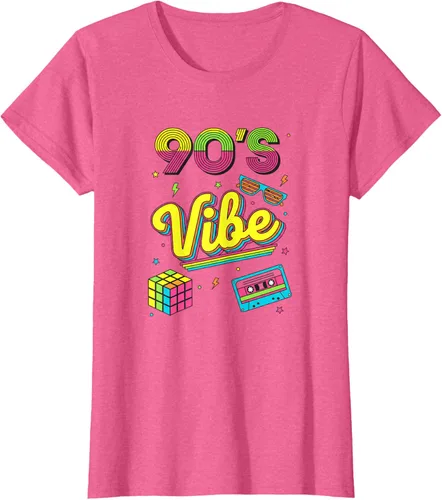 Vista 91 de 90s Nostalgia Retro Apparel - 90'S Vibe Retro T-Shirt Negro