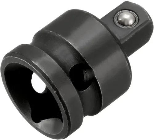 Vista 8 de uxcell Reductor de enchufe de impacto de 1/2" (hembra) x 3/8" (macho) para uso con llaves de impacto de aire, barras rompedoras, trinquetes, acero