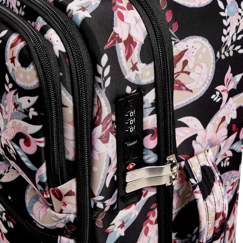 Vista 4 de Vera Bradley Maleta con ruedas Softside para mujer