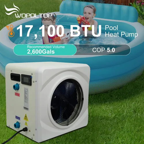 Vista 2 de Bomba de calor para piscina pequeña, enchufable, hasta 2600