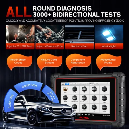 Vista 5 de Autel MaxiPRO MP900TS Escáner Actualización de MS906 PRO MS906TS MP900BT MK900-TS Herramienta de Programación y Diagnóstico de TPMS Igual que MS906