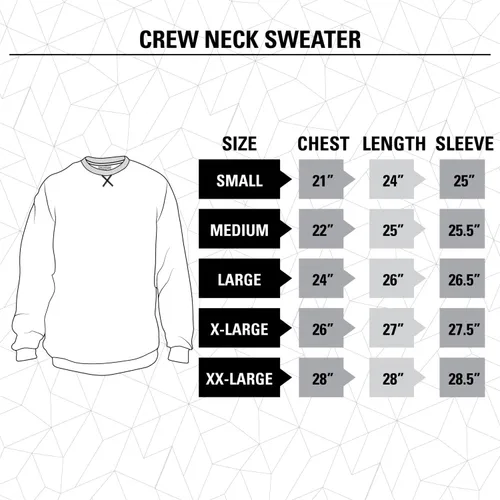 Vista 6 de Calhoun NHL Surf & Skate Varsity - Sudadera de cuello redondo para hombre, estilo retro, colección Coastal