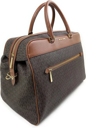 Vista 6 de Michael Kors Bolsa de viaje grande con funda para carrito marrón