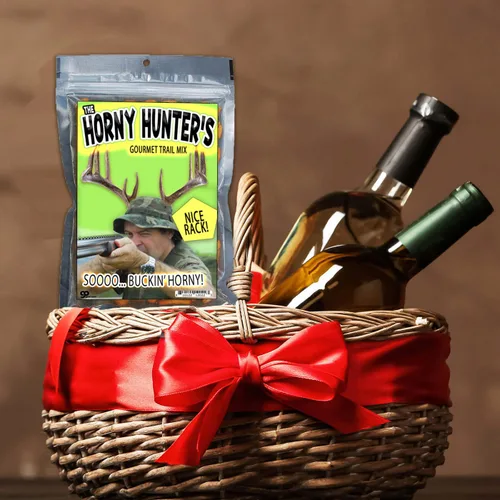 Vista 3 de Horny Hunter Gourmet Trail Mix – Regalos de cazador de patos – Regalos de caza para hombres – Divertido regalo de broma para hombres – Regalos