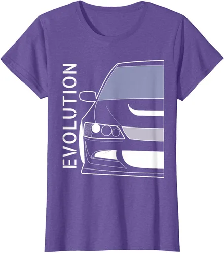 Vista 26 de Camiseta Evo 8 Design Turbo JDM Classic Legends, Negro, S
