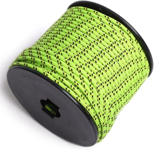 Vista 13 de Cuerda de nailon trenzada sólida de 1/8 pulgadas (3mm) de 164 pies, 5 hebras, paracord, cuerda delgada para manualidades, multiusos, resistente a
