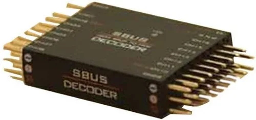 Vista 2 de QWinOut DIY SBUS a 16CH PWM Convertidor SBUS a PWM/PPM DECODER Dos vías PPM Admite conversión de Futaba, Naranja, Frsky y otras señales SBUS