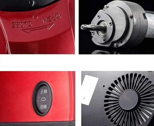 Vista 6 de Máquina exprimidora, exprimidor lento de masticación, extractor de exprimidor de prensa en frío para verduras y frutas, con función inversa, fácil