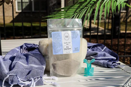 Vista 2 de Bolsa de recarga de champú seco para cabello saludable, 2.5 onzas, recarga un recipiente que tienes, elimina el exceso de aceites en tu cuero
