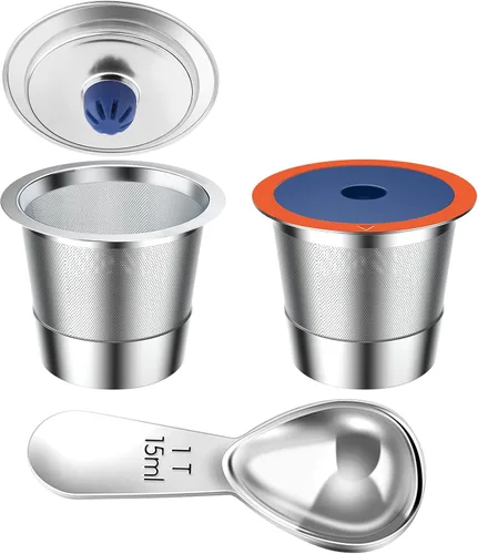 Vista 9 de Filtro de Café Reutilizable para Keurig K Duo, Cesta Reutilizable de Acero Inoxidable de 8-12 Tazas para K-Duo Essentials y Cafeteras K Duo, Paquete