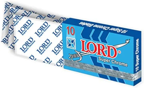 Vista 2 de 200 cuchillas de afeitar Lord de doble filo de seguridad Super Chrome