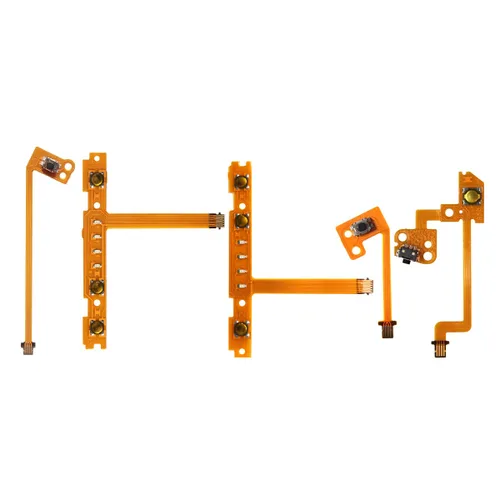 Vista 3 de iParto 4 Pack Joystick Analog Thumb Stick for Nintendo Switch Joy Con Controller Joycon Repair Kit with Flex Cable Screws Springs Thumbstick Grips