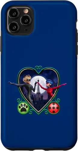 Vista 13 de Miraculous Ladybug and Cat Noir The Movie Heart - Carcasa para iPhone 17