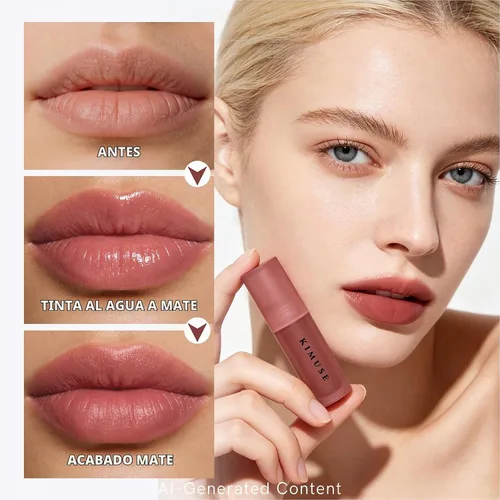 Vista 3 de KIMUSE Set de tinte labial de gel de agua, 6 colores, tintes de labios