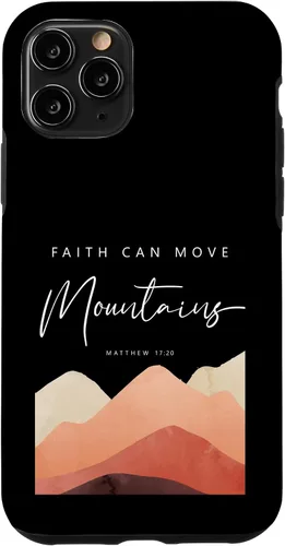 Vista 29 de Faith Can Move Mountains - Matthew 17 20 Inspiring Christian Case for iPhone 17