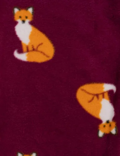 Vista 4 de Pijamas Leveret de 2 piezas de algodón y pantalones de forro polar para niño de 214 años