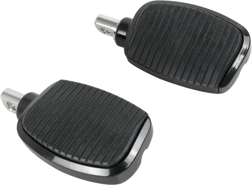 Vista 5 de Estriberas para motocicleta y pasajeros, estriberas, estriberas, estriberas, estriberas con goma antideslizante, universal para Harley Davidson Dyna