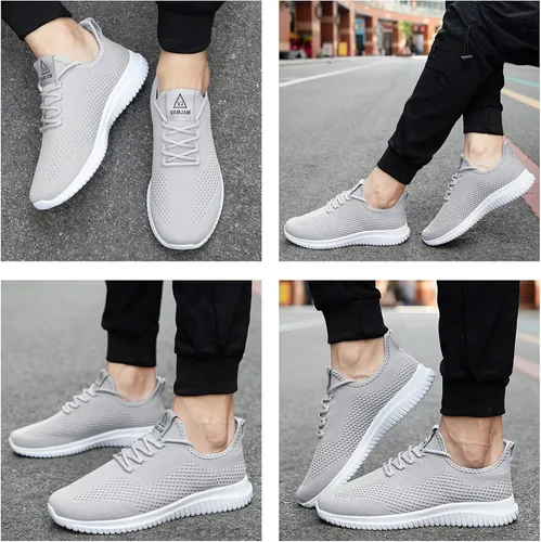 Vista 8 de VAMJAM Zapatos para correr para hombre ultraligeros transpirables zapatos para caminar antideslizantes atléticos zapatillas deportivas modernas