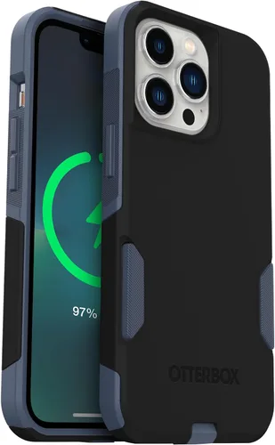 Vista 11 de OtterBox Commuter Series - Funda para iPhone 13 Pro Max y iPhone 12 Pro Max, negro