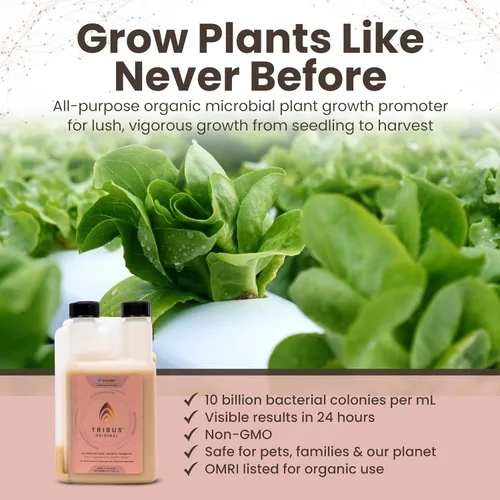Vista 3 de Tribus - Inoculante microbiano orgánico Potenciador de raíces para plantas, aumenta el rendimiento de las plantas, el crecimiento de las raíces