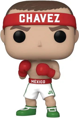 Vista 4 de POP Boxeo - Figura de vinilo de Julio César Chávez Funko (con funda protectora de caja compatible)