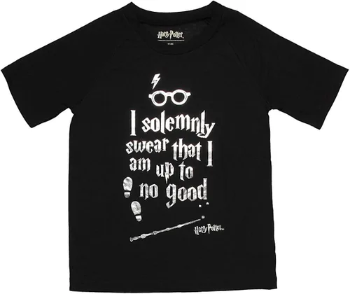 Vista 3 de Harry Potter Intimo - Conjunto de pijama de manga corta para niños grandes