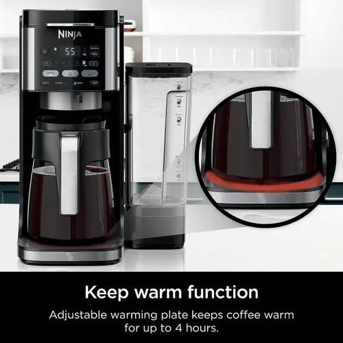 Vista 12 de Ninja Cafetera de goteo DualBrew Pro Café caliente y helado Compatible con cápsulas K-Cup 3 estilos de preparación (Clásico, Rico y Helado)