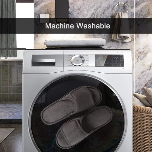 Vista 7 de Cómodas pantuflas de espuma viscoelástica para hombre, transpirables, microgamuza