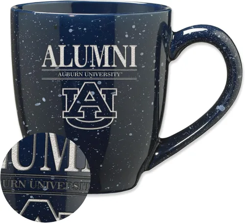 Vista 108 de Rico Industries NCAA Illinois Fighting Illini Alumni - Taza de café de cerámica moteada grabada con láser de 16 onzas