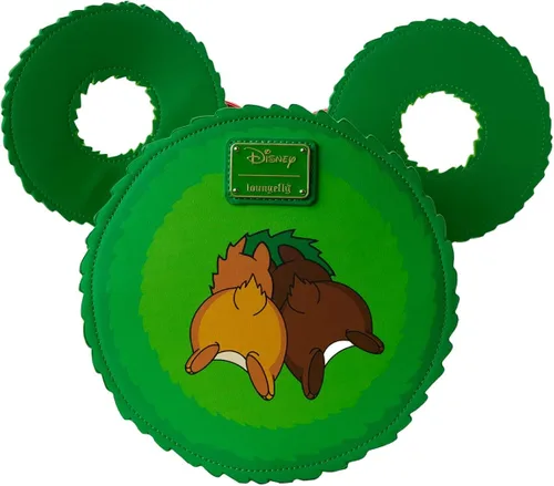 Vista 2 de Loungefly Bolso cruzado con corona de Disney Chip n Dale, Multi colorido