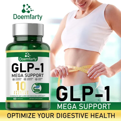 Vista 9 de Suplemento GLP-1, GLP-1 Activate con 10 mil millones de probióticos de múltiples cepas UFC. Producción naturalmente GLP1, cápsulas probióticas GLP-1