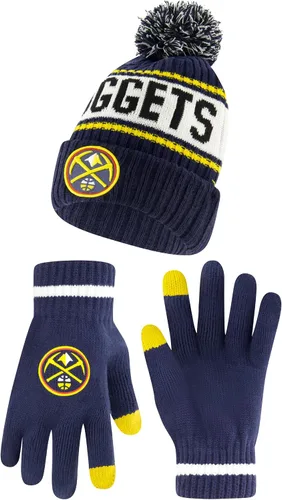 Vista 21 de Ultra Game NBA - Gorro de invierno súper suave para niños y niñas, con guantes de pantalla táctil extra cálidos