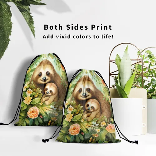 Vista 210 de Bolsa de agarre de gimnasia de piel de animal, bolsa de gimnasia con cordón ajustable, bolsa de cuerda para fauna silvestre, Mariposas Galaxy