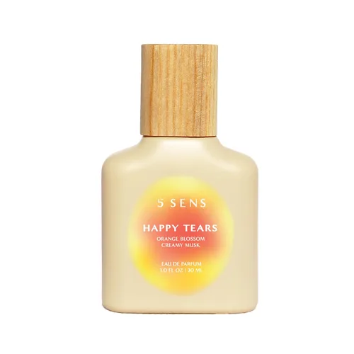 Vista 5 de 5 SENS Happy Tears Eau de Parfum - Espray de viaje (0.3 onzas líquidas), fragancia fina limpia y duradera, floral cálido con azahar, jazmín árabe