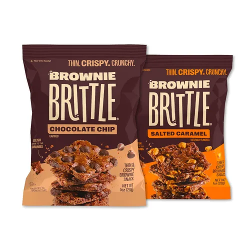 Vista 8 de Brownie Brittle - Galletas con virutas de chocolate, marrón, 1 onza, paquete de 20