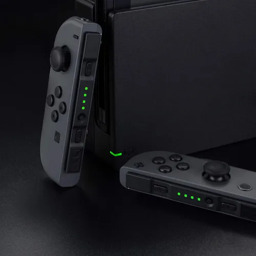 Vista 5 de eXtremeRate Firefly - Kit de afinación LED para Nintendo Switch Joycons Dock NS Joycon SL SR Botones Cinta Flex Cable Indicador LED de alimentación