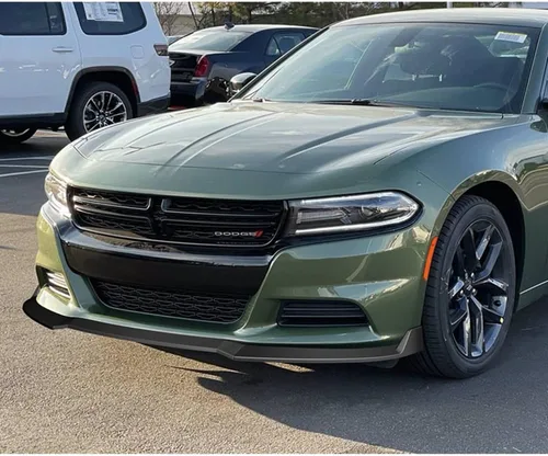 Vista 5 de Q1-TECH, borde de parachoques delantero compatible con Dodge Charger SXT 2015-2023, alerón de parachoques delantero, kit de cuerpo de barbilla